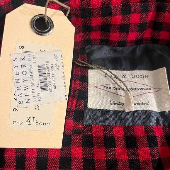 Rag & Bone Flannel NWT 2013ish vintage - Picture 2 of 6